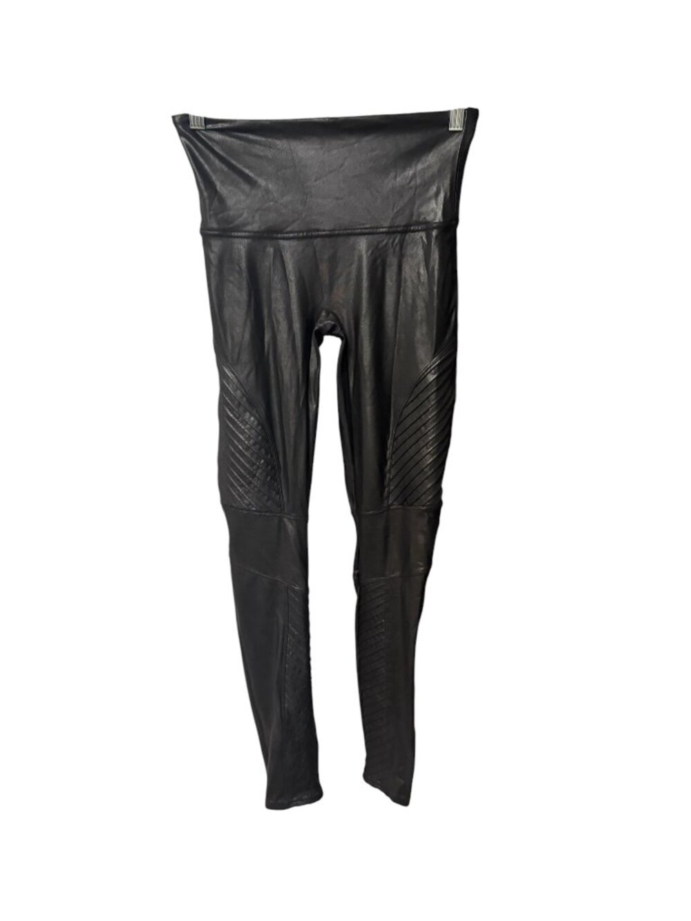 Spanx Faux Leather Moto Leggings - Picture 3 of 9